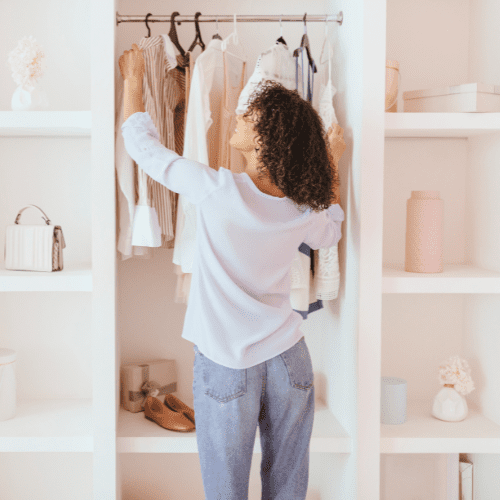 Karen Hughes, Marsfield stylist curating wardrobes for confident, authentic personal style.